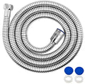 Jolof Store 2m Extra Long Shower Hose – Chrome Metal Replacement Pipe