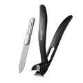 BEZOX Ergonomic Angled Head Toenail Clipper for Thick Nails – Stainless Steel