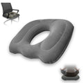 ORARTMM Hemorrhoid Seat Cushion, Grey, Inflatable Seat Ring with Coccyx Relief, Orthopaedic Cushion for Surgical Recovery, Sciatica - image 1