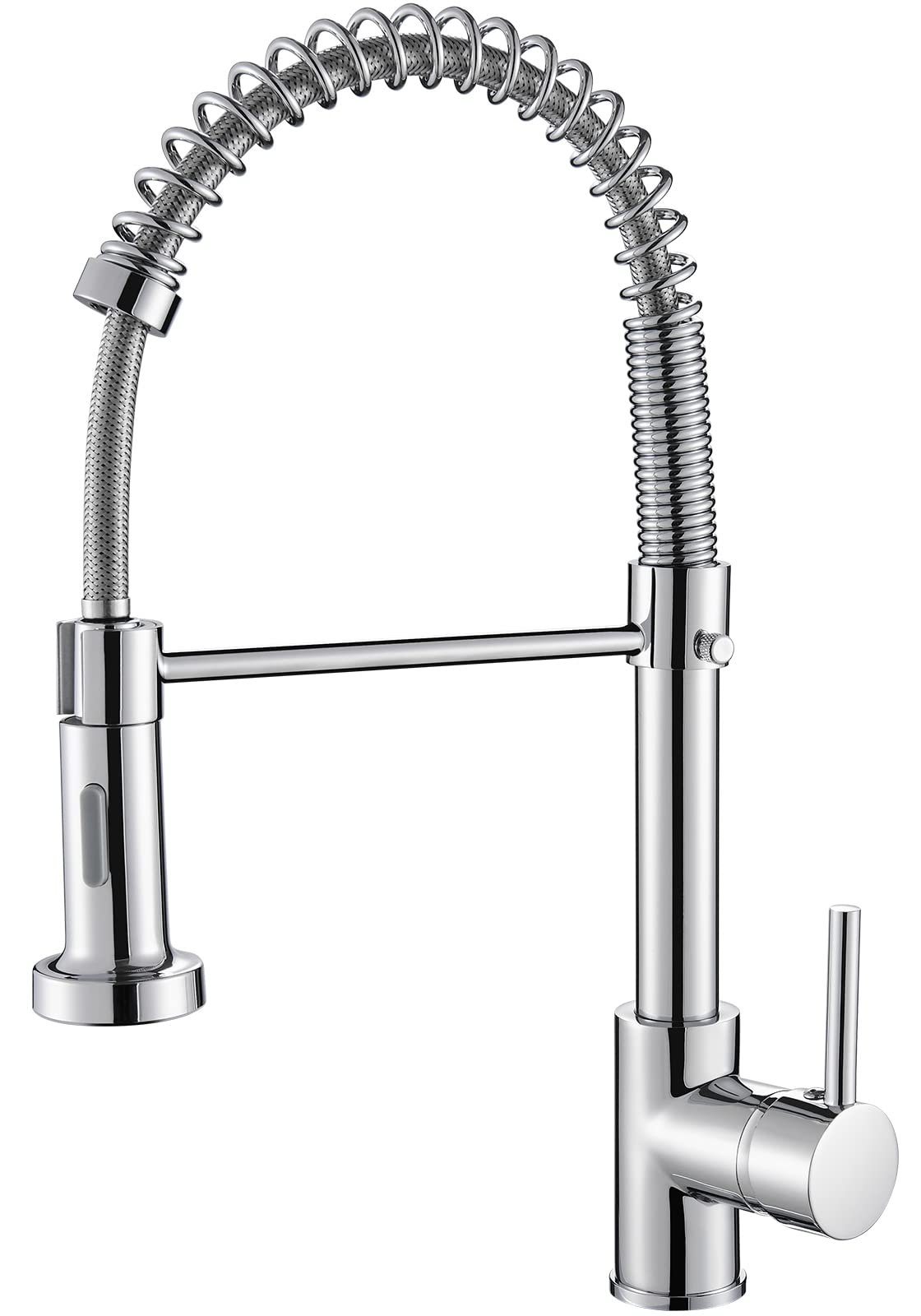 Cobbe Kitchen Sink Mixer Tap | High Arc Pull Down Sprayer (Chrome)