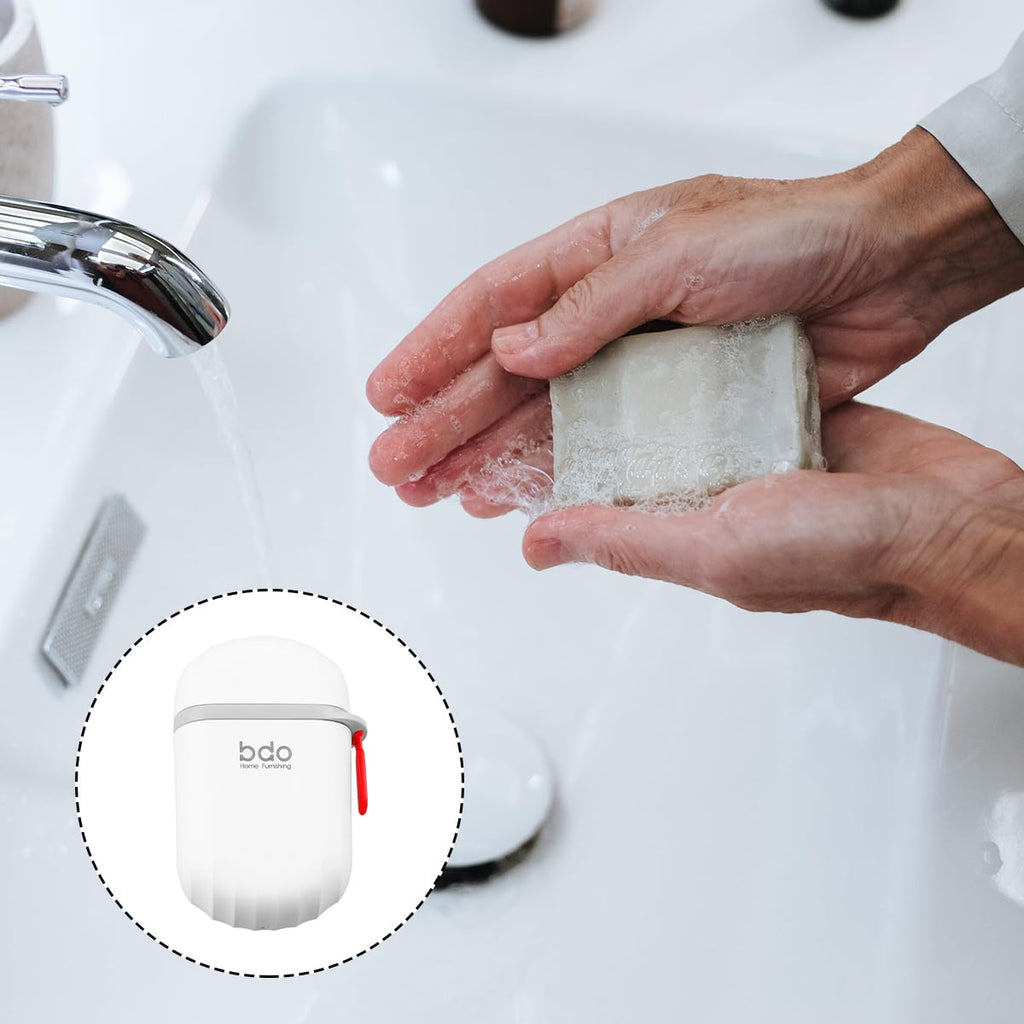 GLADFRESIT Soap Case Portable Travel Soaps Box Dishes with Lid for Camp,Outdoor,Bathroom Shower,Easy Cleaning, 2309-12A - image 4