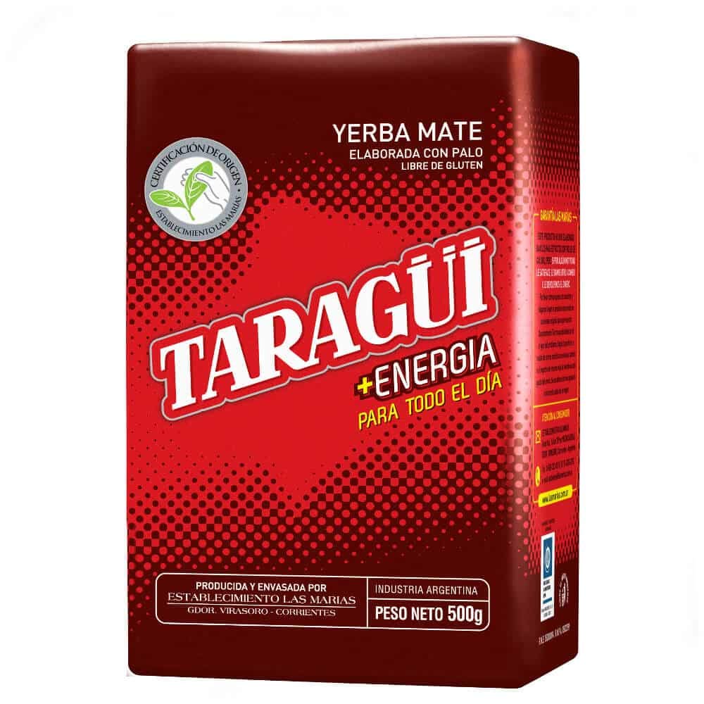 Taragui Yerba Mate Loose Leaf Tea - South American Energy Drink (3 x 500g)