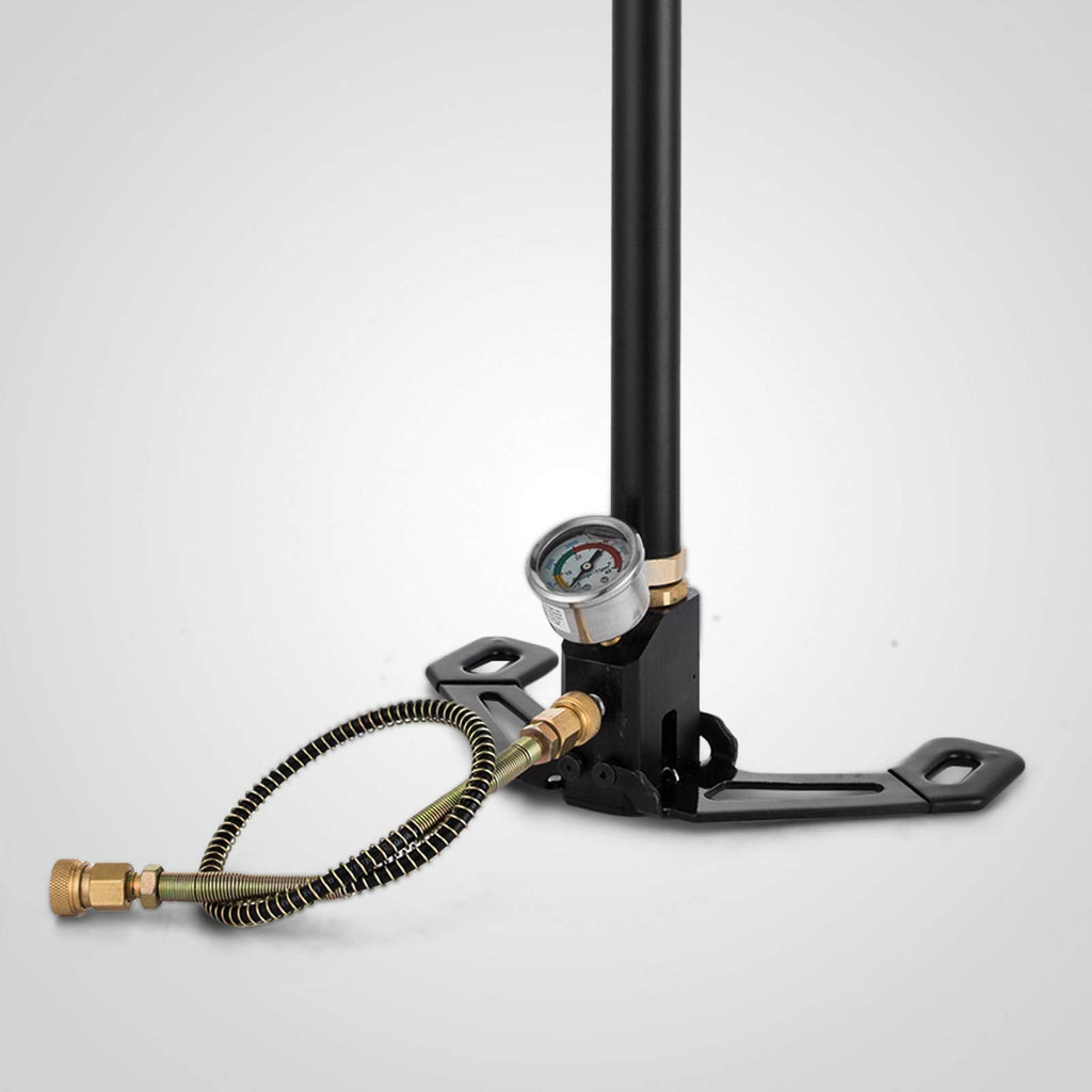 VEVOR 3-Stage PCP Hand Pump | 4500PSI Stainless Steel Air Rifle Stirrup Pump