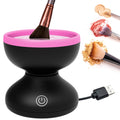 Electric Makeup Brush Cleaner – Portable 3.5" Silicone Bowl