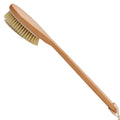 OWIIZI Wooden Body Brush | Long Handle Back Scrubber for Wet or Dry Use
