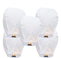 LABOTA 5 Pack Chinese Sky Lanterns – 100% Biodegradable Floating Lanterns