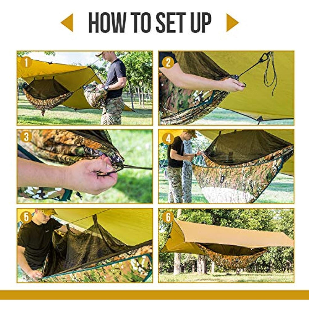OneTigris HIDEOUT Hammock Underquilt – 4 Season Lightweight Camping Gear