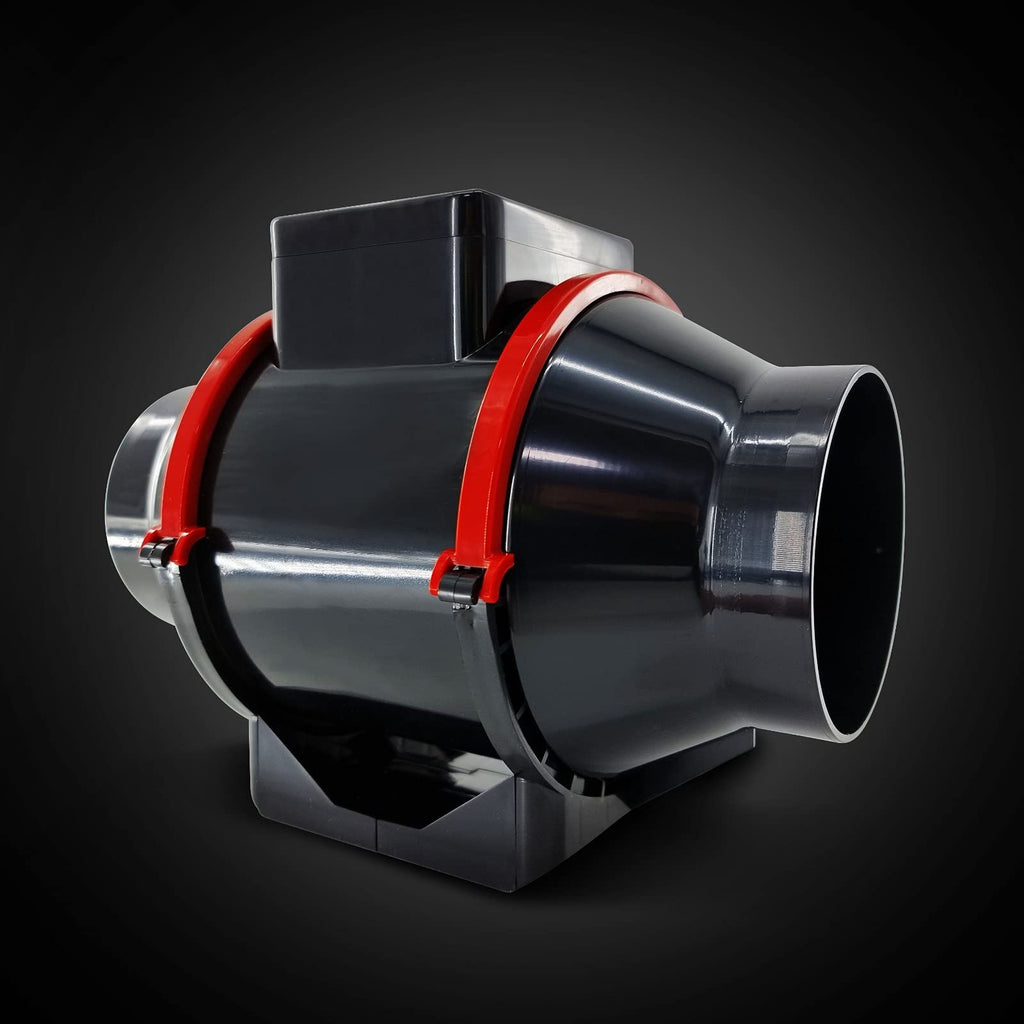 4 Inch Silent Inline Fan & Carbon Filter Duct Kit for Grow Tents