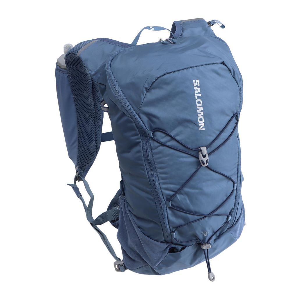 Salomon Agile 12 Hydration Vest – Unisex Trail Running Pack, Blue
