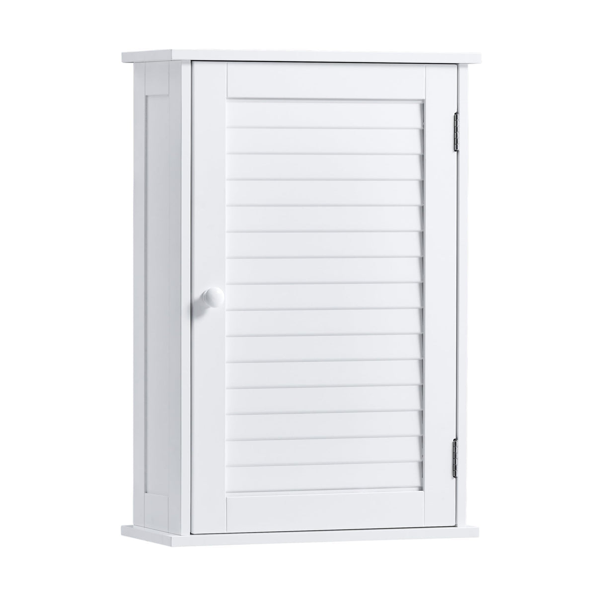 Bath Vida Bathroom Cabinet Single Door Shutter Wall Mounted Storage, White