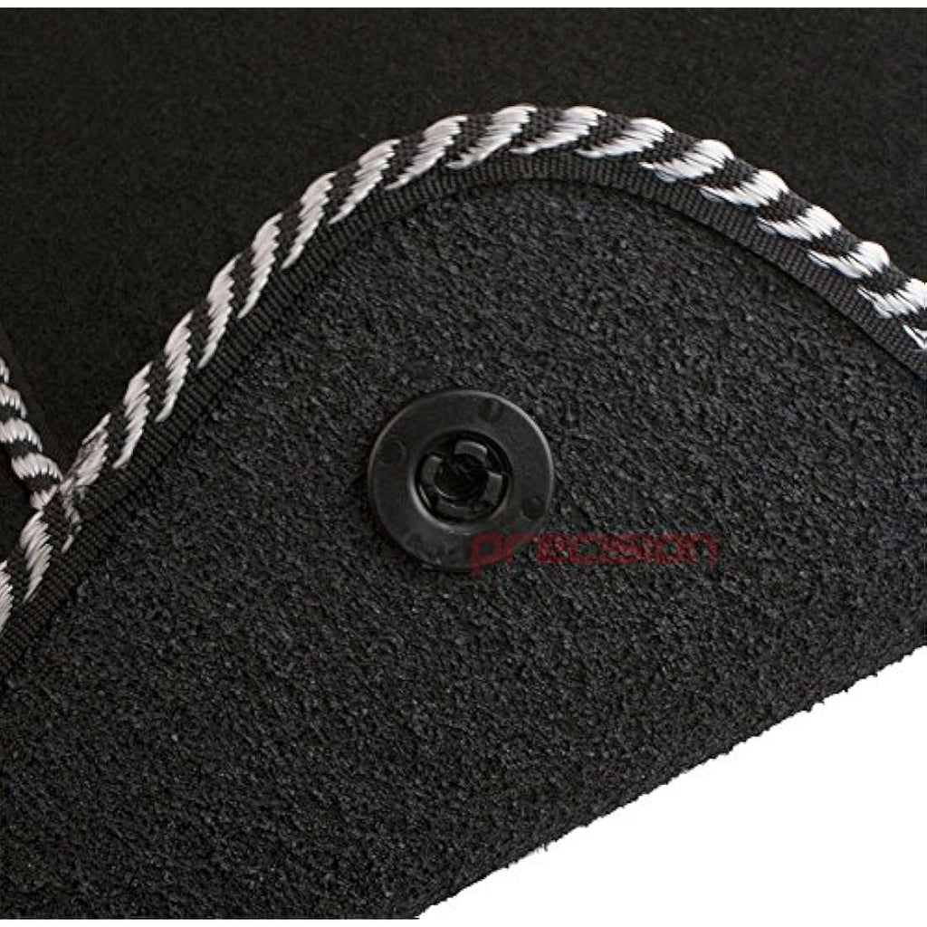 Fiat 500 Car Mats (2013-2020) –  Silver Twist Carpet Mats