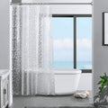 Ecooe 3D Cobblestone Shower Curtain – Waterproof EVA Mildew Resistant