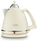 De'Longhi Argento Flora Electric Kettle | 1.7L Rapid Boil – Beige