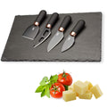 Jolof Store Slate Cheese Board & Knife Set | Copper & Black Ceramic