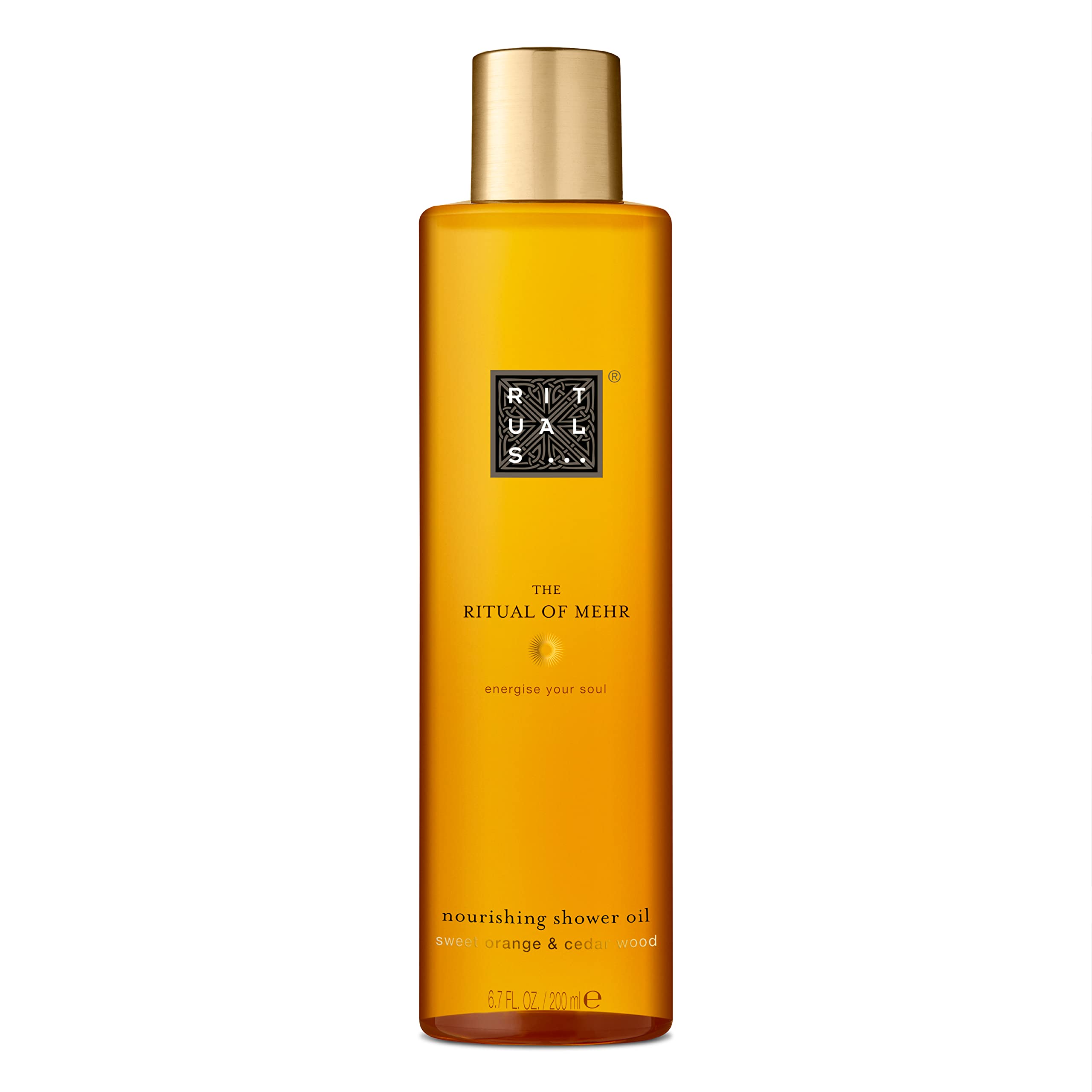 Rituals The Ritual of Mehr Shower Oil – Sweet Orange & Cedar Wood, 200ml