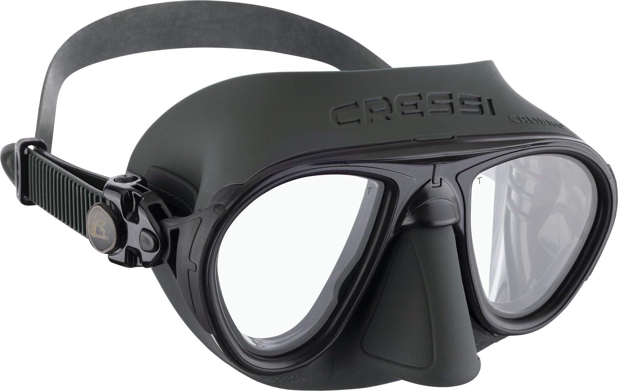 Cressi Calibro Low Volume Diving Mask – Anti-Fog Freediving Gear