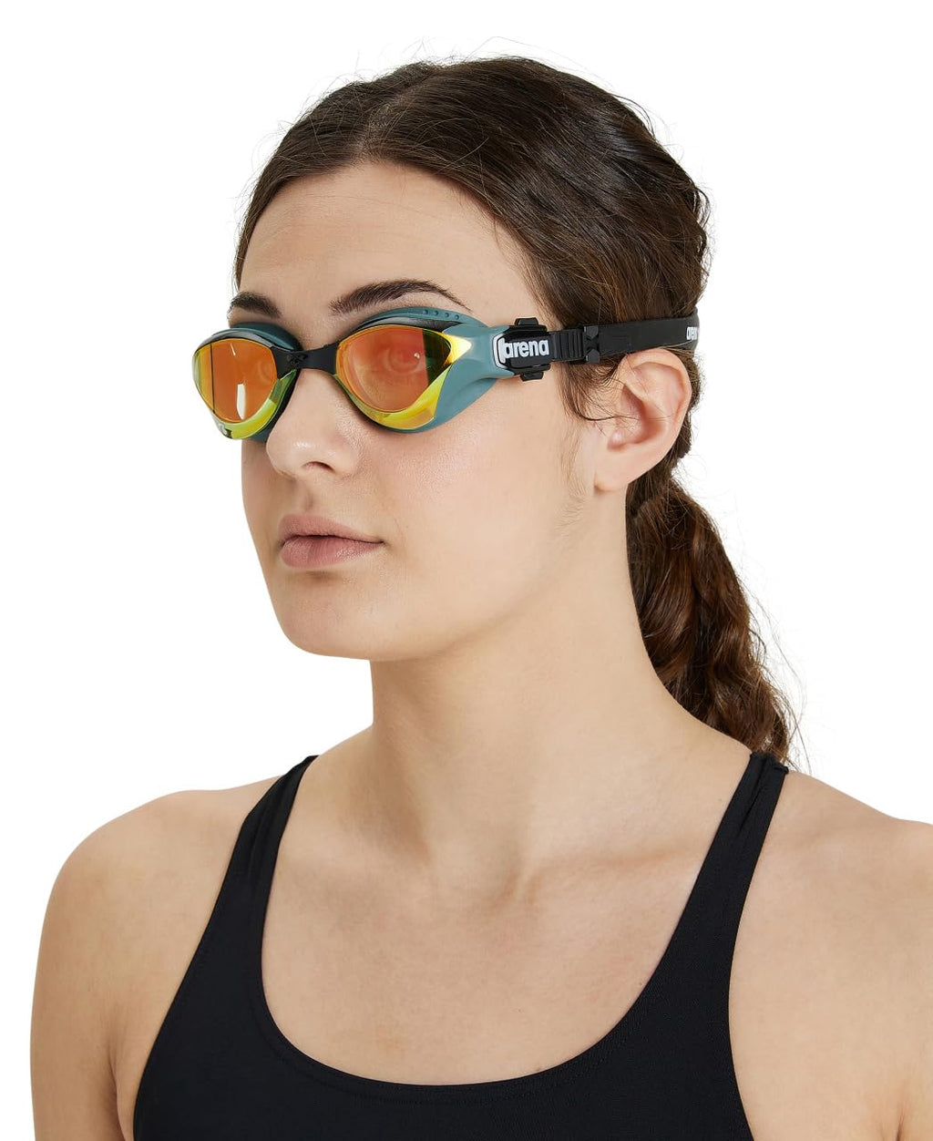 Arena Cobra Tri Swipe Mirror Triathlon Goggles – Anti-Fog Swim Eyewear