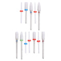 Jolof Store 12PCS Ceramic Nail Drill Bits for Acrylics and Cuticles