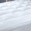 Single Mattress Topper - Extra Thick Cotton Baffle Box Pad