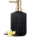 EMPO Glass Soap Dispenser | 12oz Refillable Lotion Bottle for Kitchen & Bath