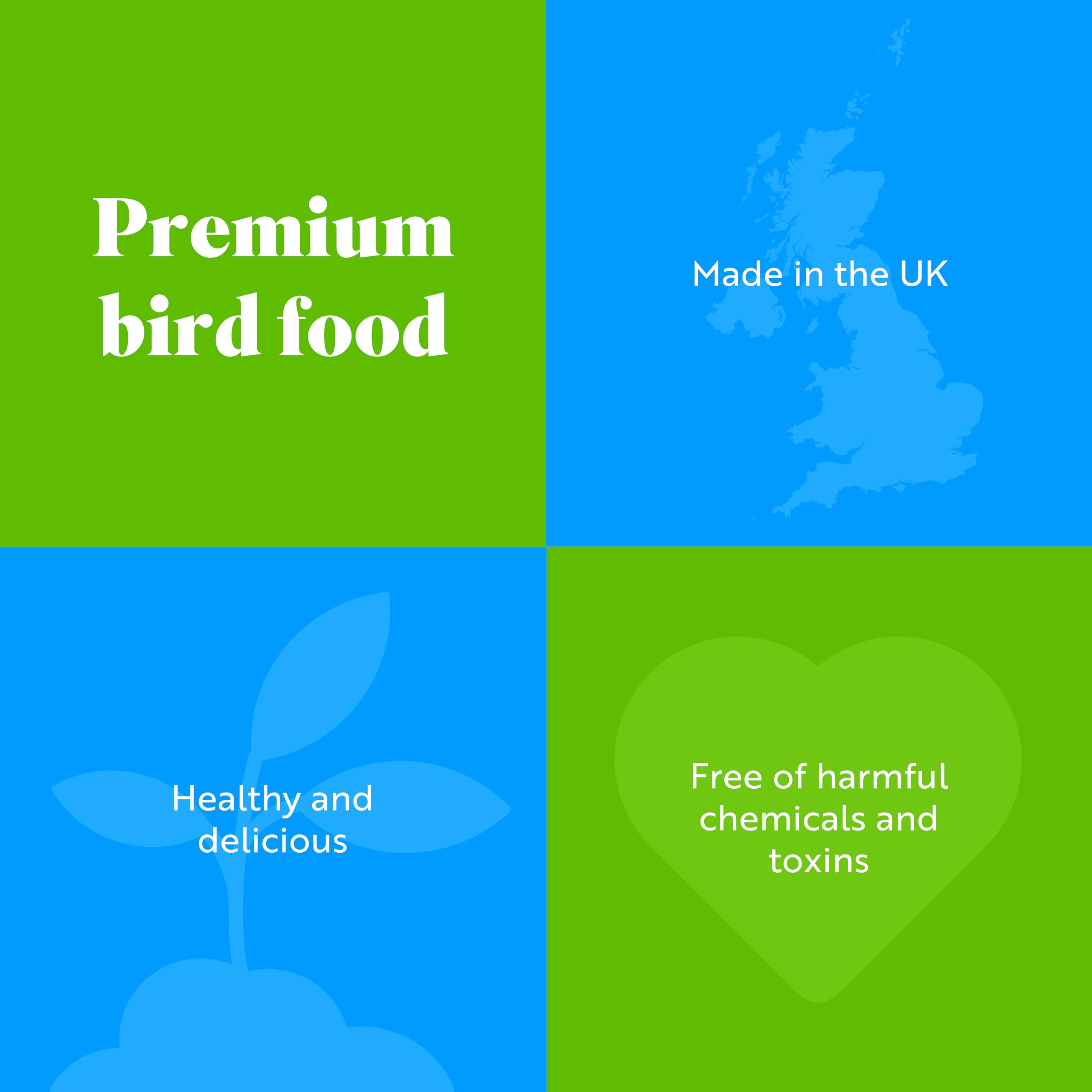 RSPB Nyjer Seeds – High Energy Wild Bird Food for Goldfinches (12.75kg)