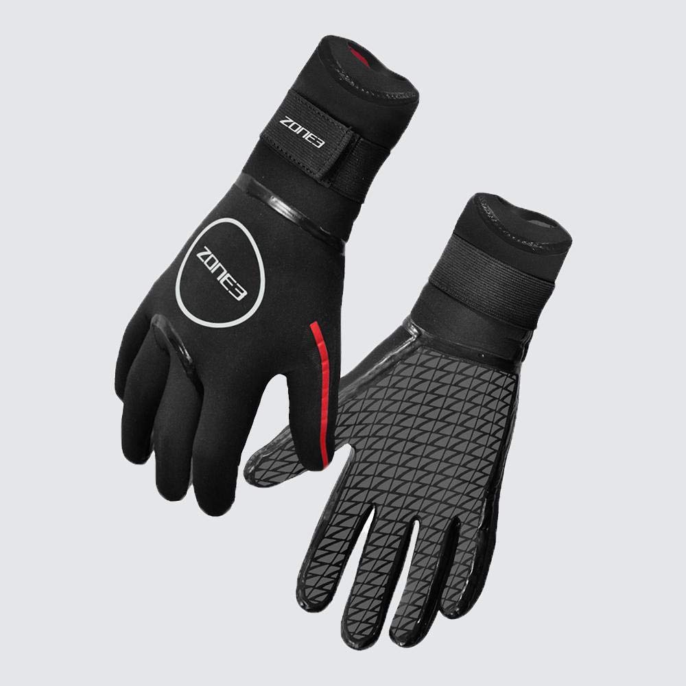 Zone3 Heat Tech Neoprene Swimming Gloves | 3.5mm Thermal Grip - Large