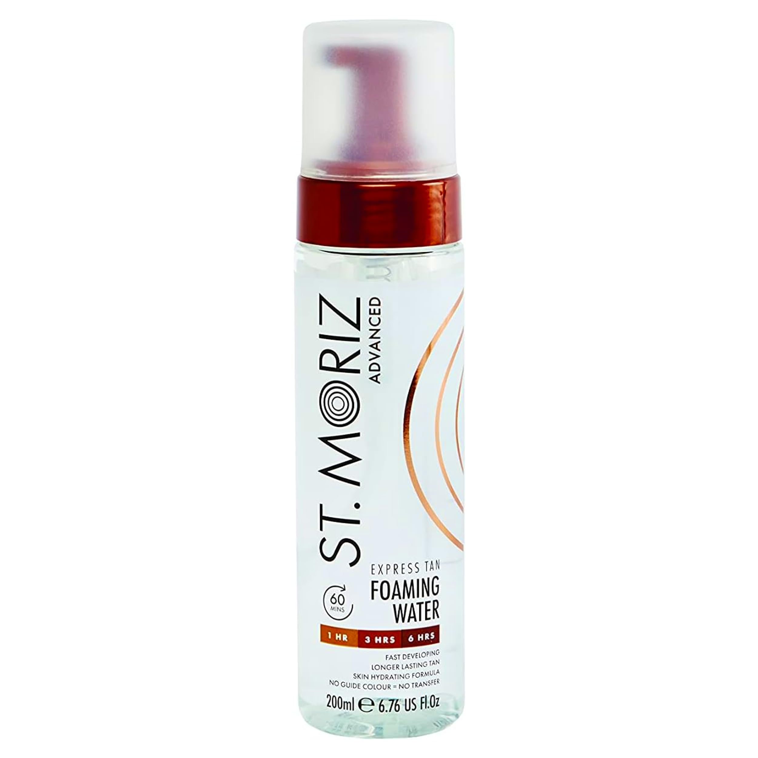 St Moriz Advanced Express Tan Foaming Water – Clear Self Tan Mousse
