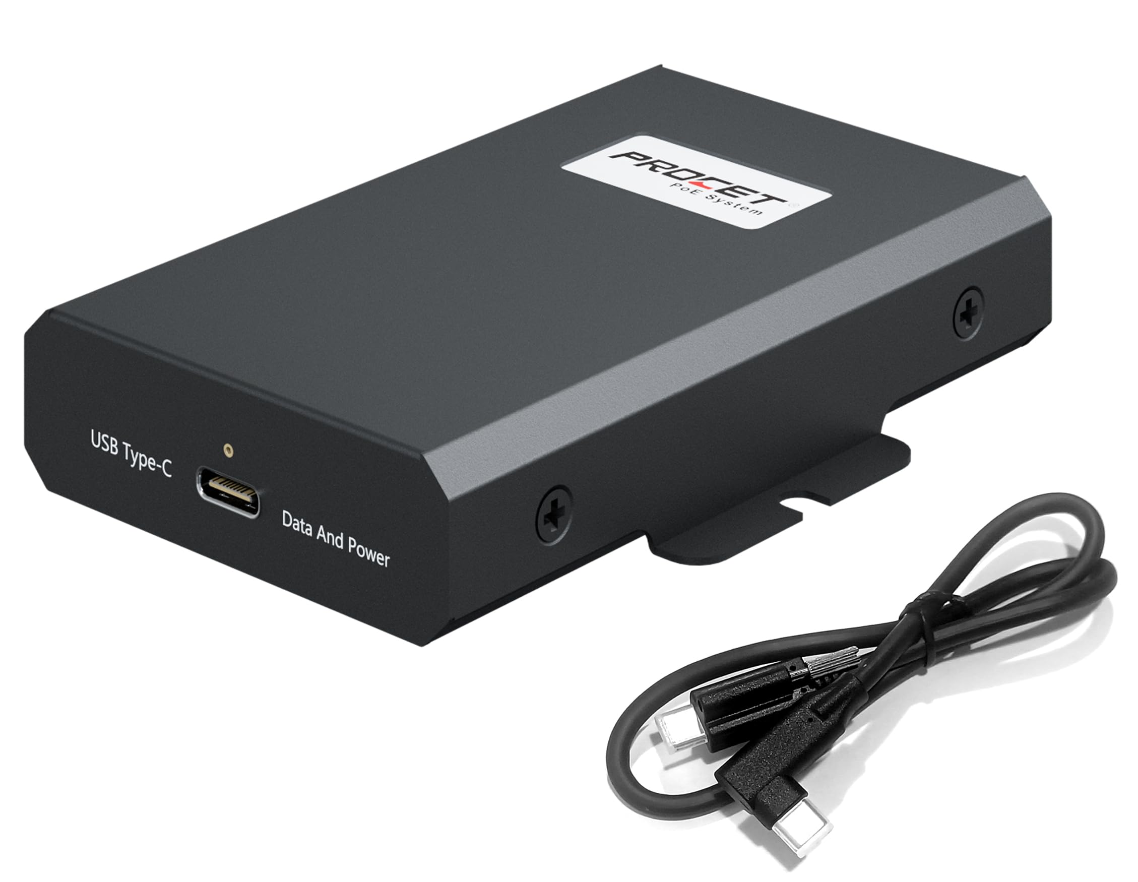 PROCET 60W PoE to USB-C Gigabit Ethernet Adapter for iPad & MacBook