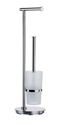 Smedbo Outline Lite Toilet Roll Holder & Brush | Polished Stainless Steel