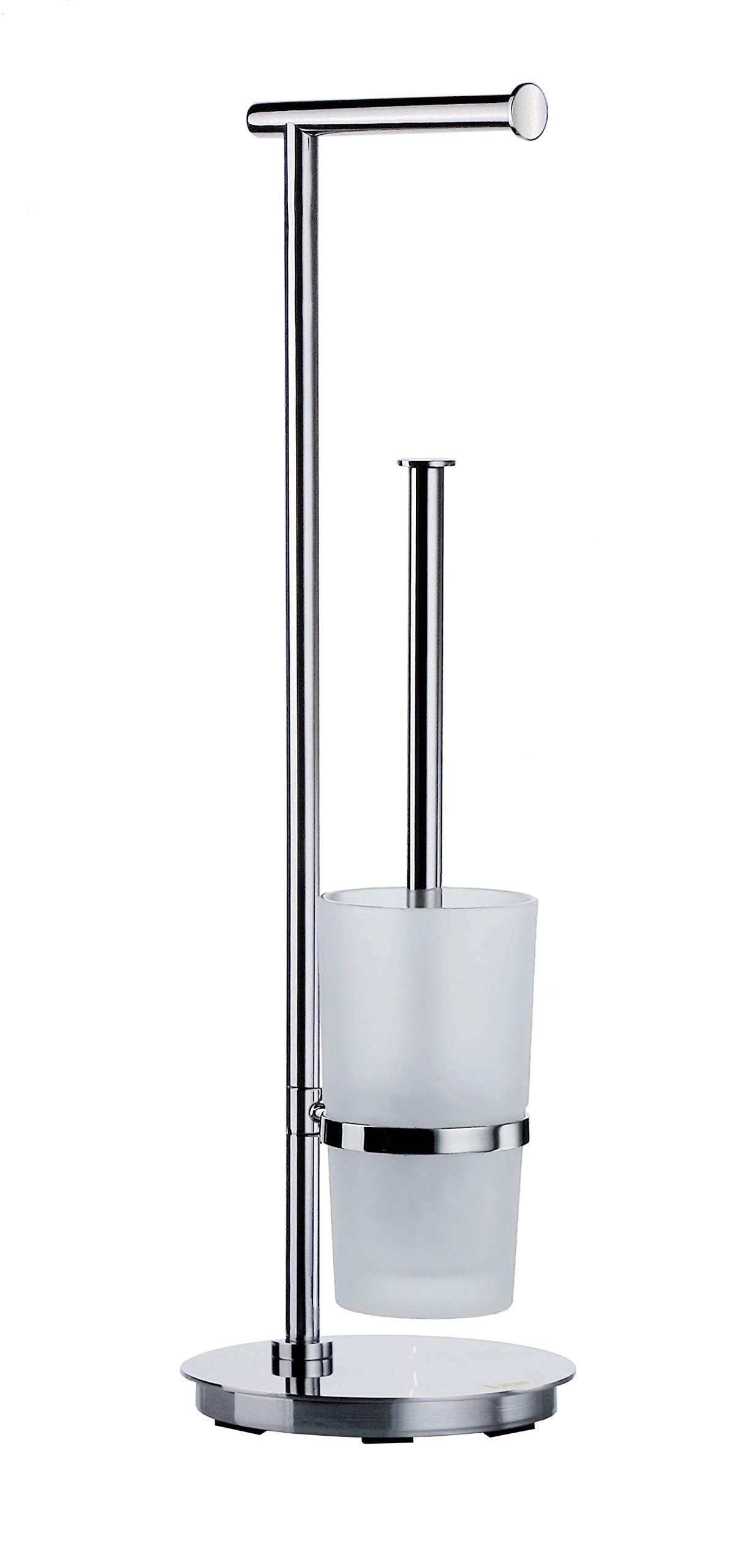 Smedbo Outline Lite Toilet Roll Holder & Brush | Polished Stainless Steel