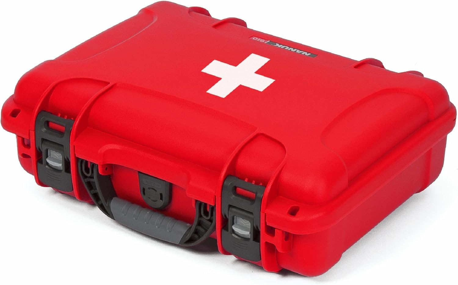 Nanuk 910 First Aid Waterproof Hard Case – Red NK-7 Resin Shell