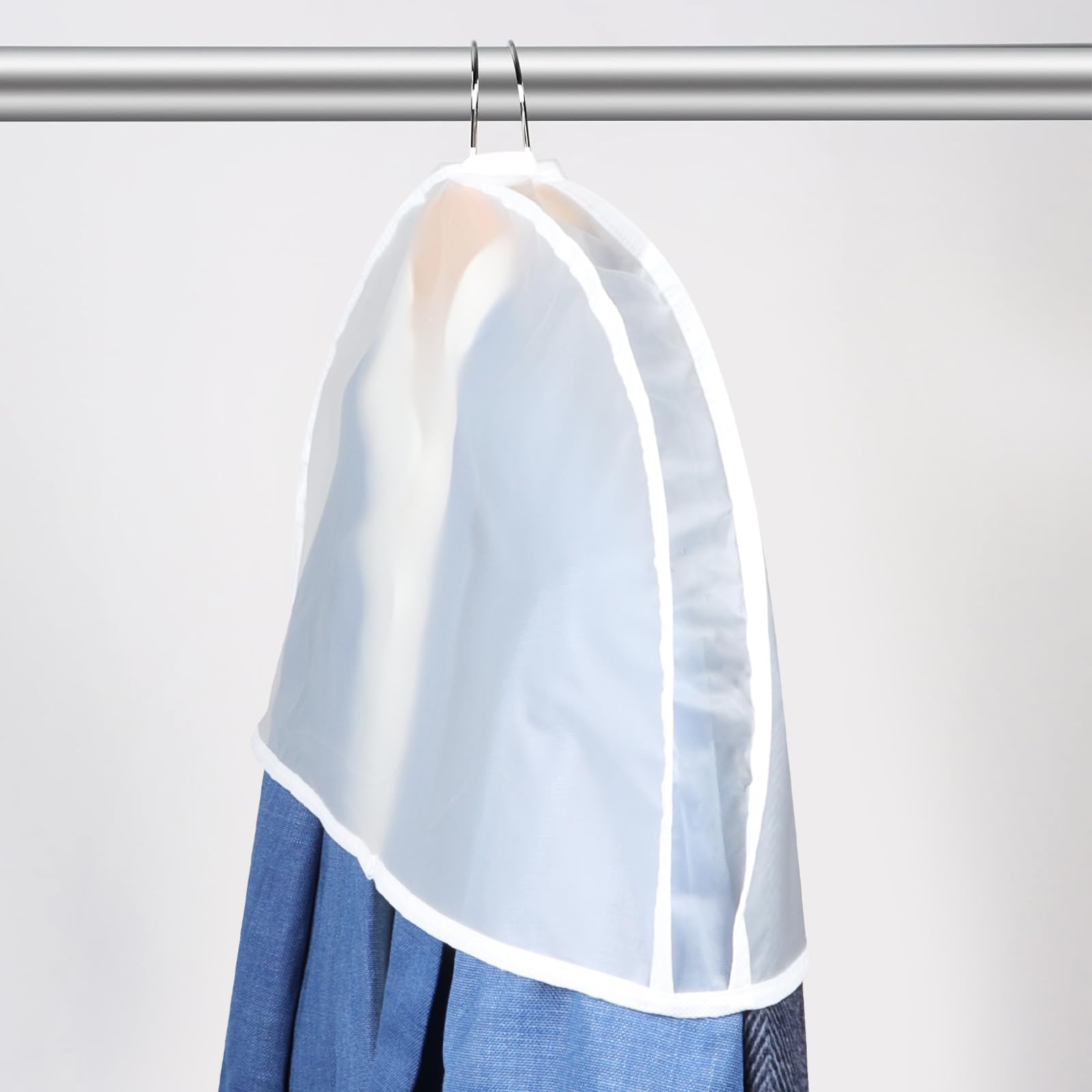 Univivi Breathable Shoulder Covers for Clothes - 30 Pack Garment Protectors