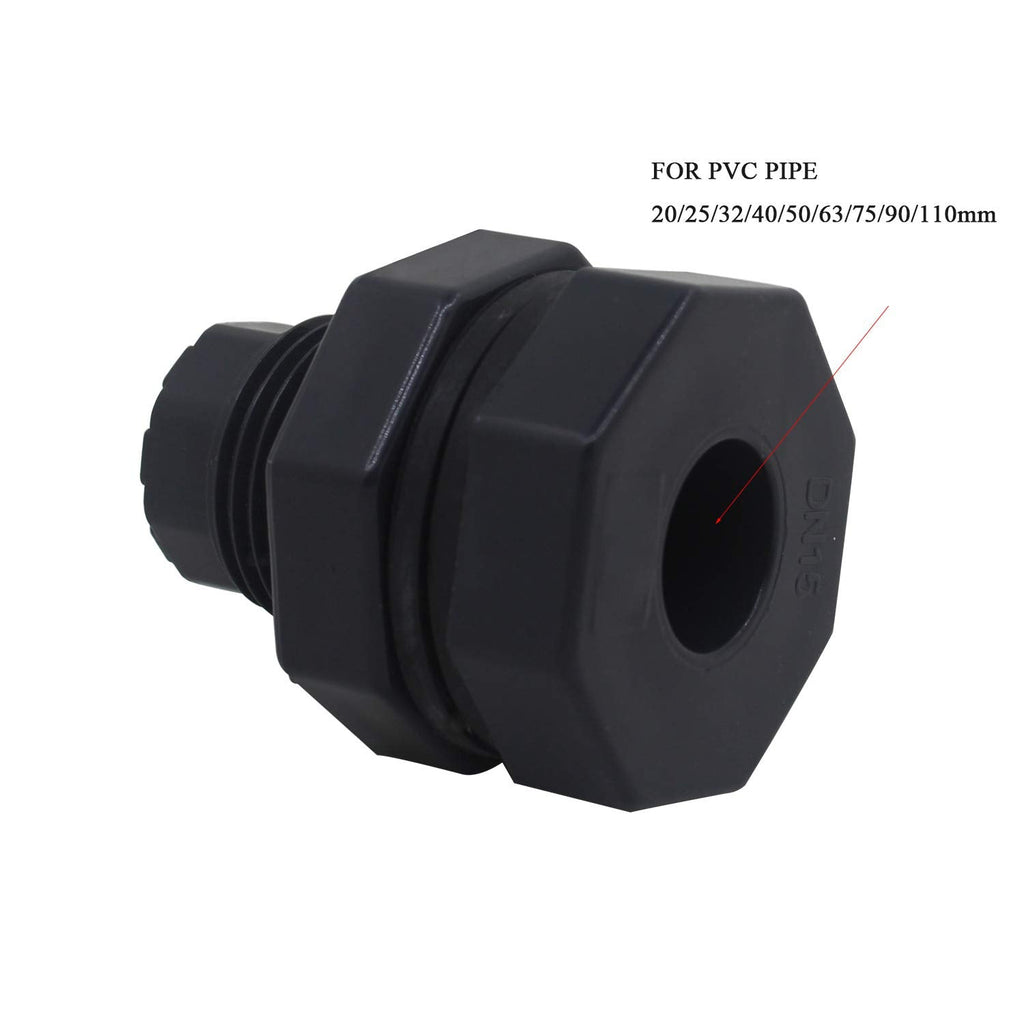 Jolof Store PVC Water Tank Bulkhead Connector Fitting – 20mm to 110mm