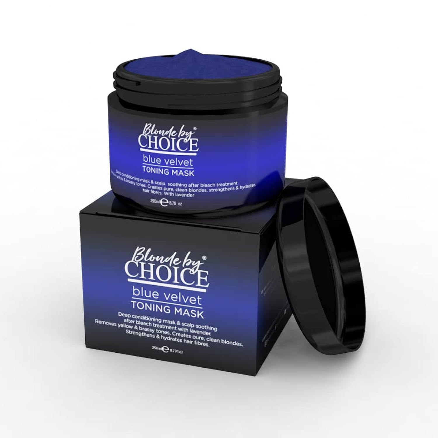 Blonde By Choice Blue Velvet Toning Mask | Hair Toner for Bleached Hair