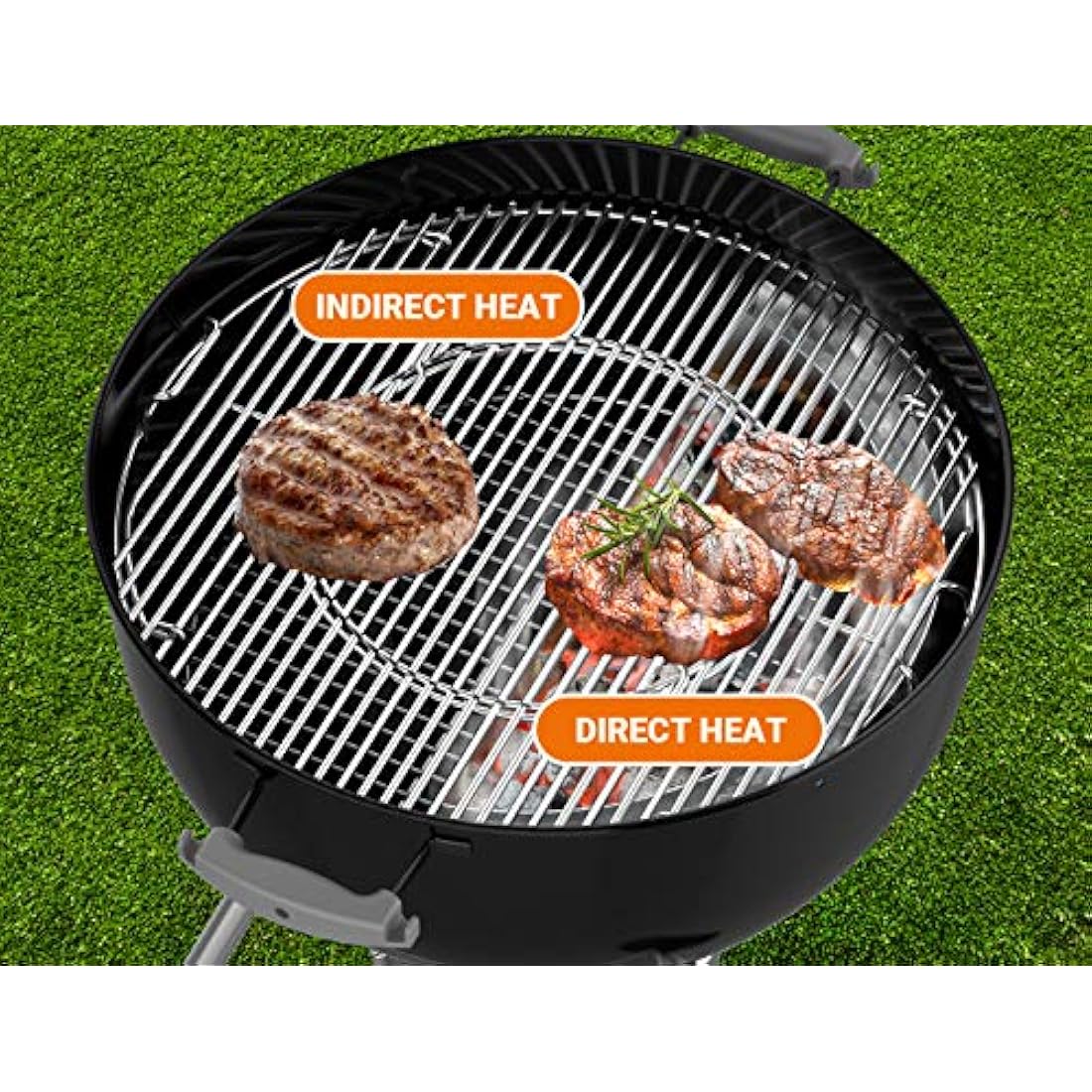 Stainless Steel Charcoal Basket for 22-26" Kettle Grills