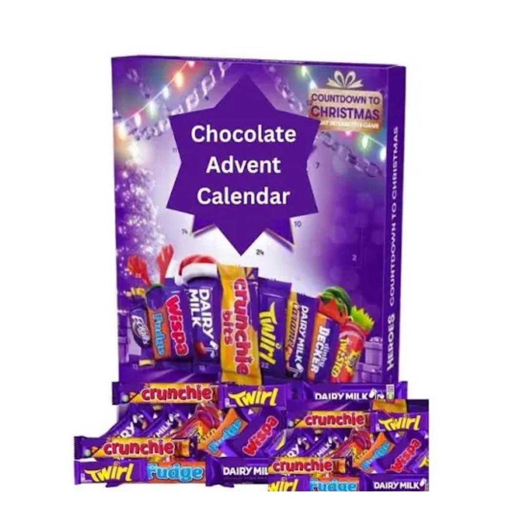 Heroes Chocolate Christmas Advent Calendar 2024 - 230g