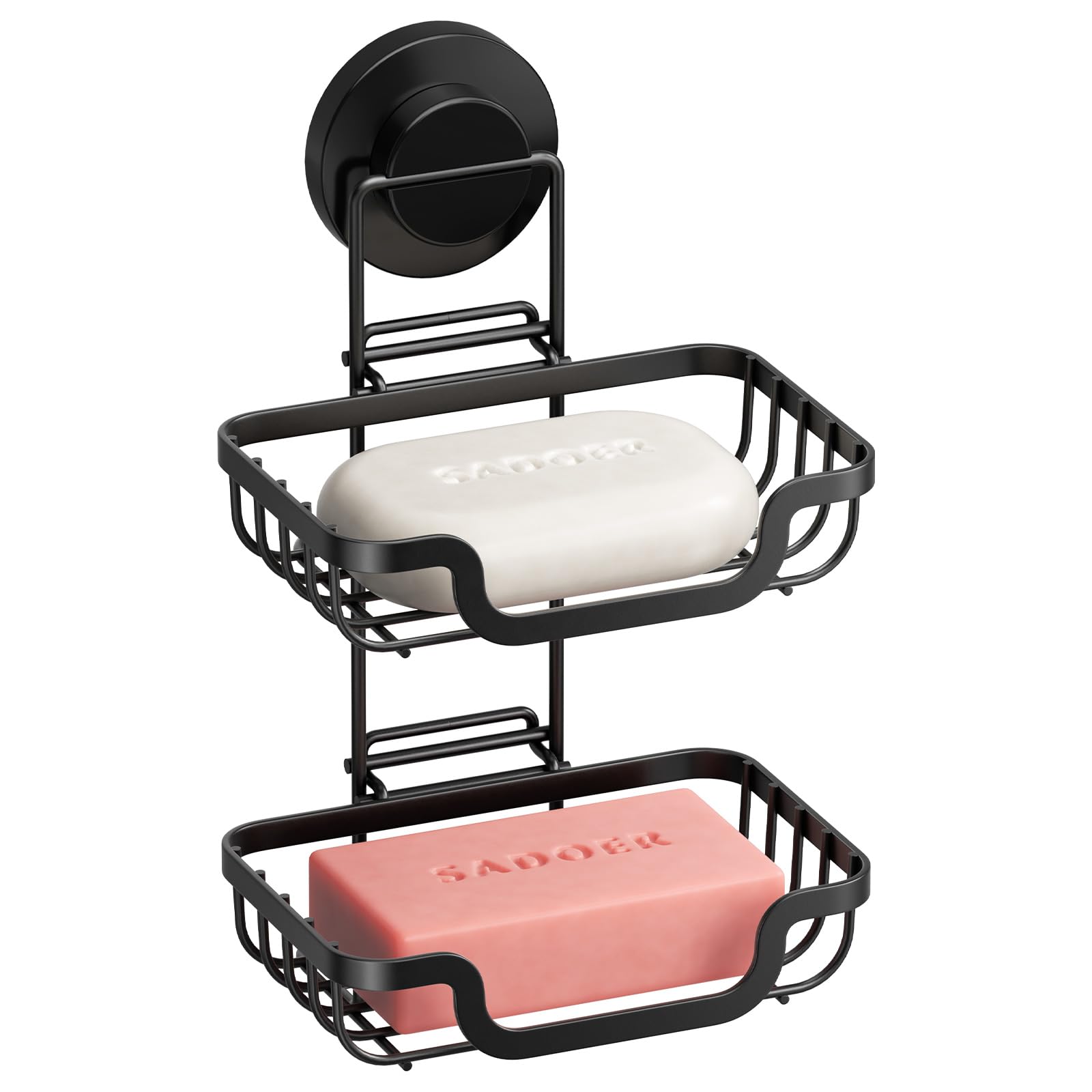 TAILI Double Layer Suction Soap Dish – Stainless Steel Wall Mounted Holder