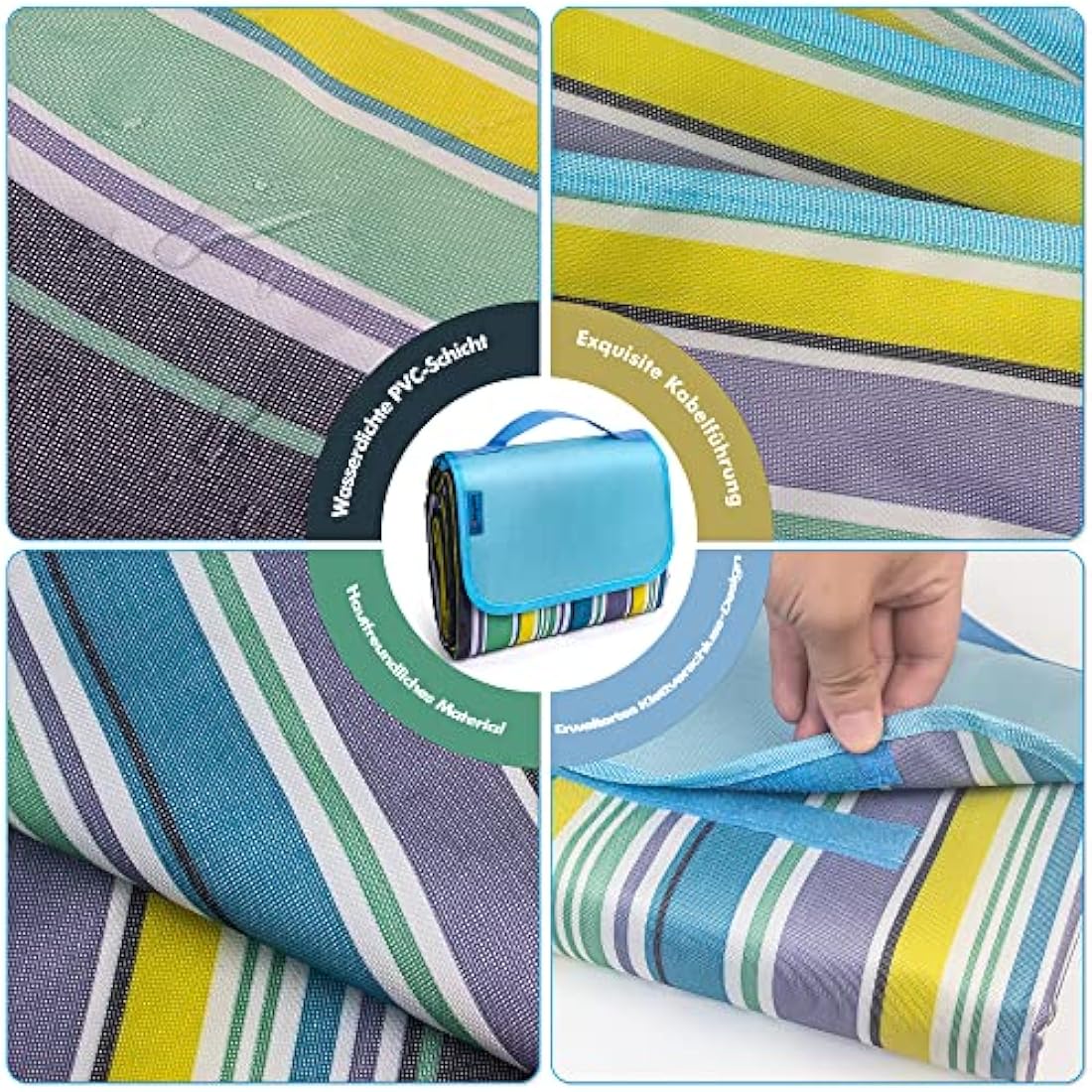 XXL Picnic Blanket – 300x200cm Waterproof Beach Mat