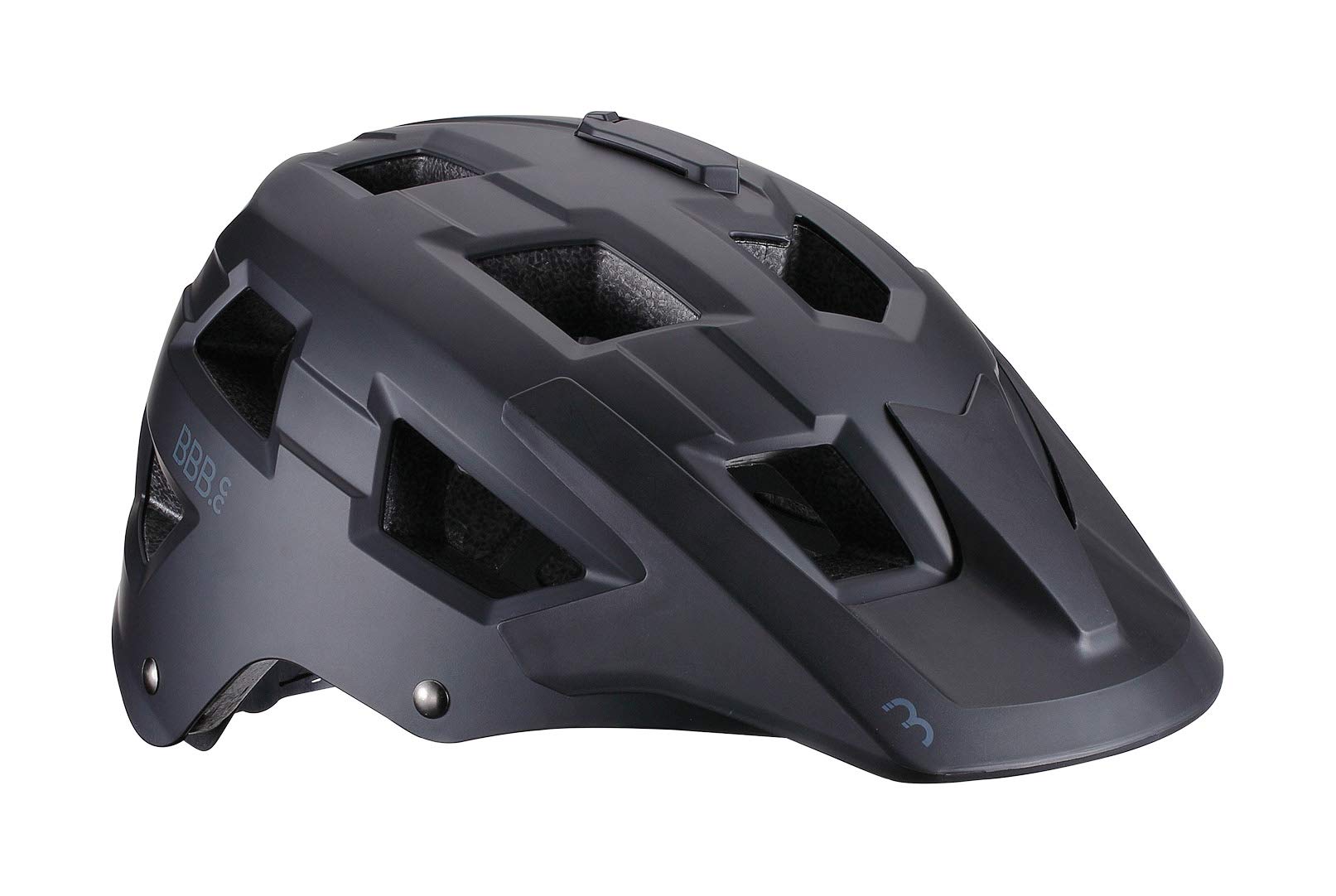 BBB Cycling Nanga MTB Helmet with Camera Mount - Matt Black, Medium