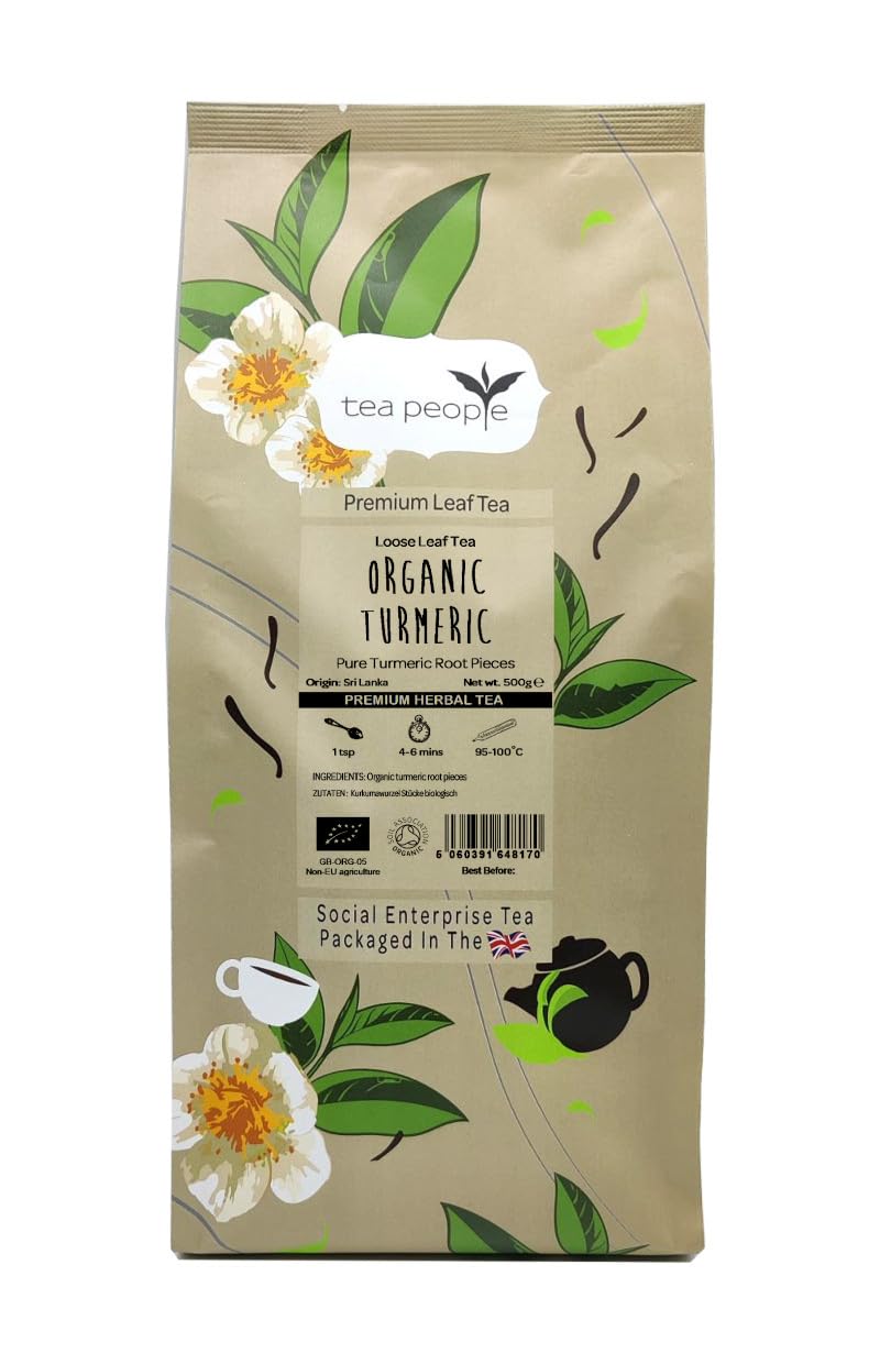 Tea People Organic Turmeric Root Loose Leaf Tea - 500g Catering Pack