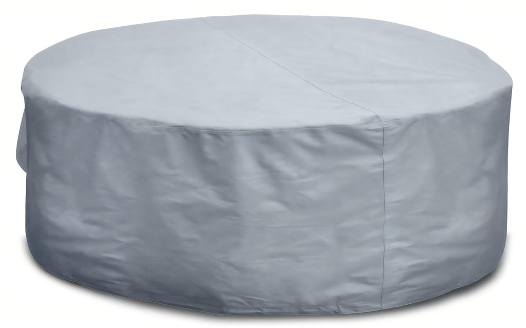 Kingsbridge Grey 600D Waterproof Round Patio Table Cover (220x80cm)