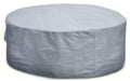 Kingsbridge Grey 600D Waterproof Round Patio Table Cover (220x80cm)