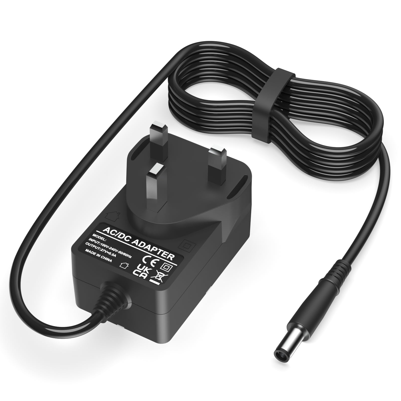 Gtech Air Ram Charger 27V 500mA - Replacement Adapter for MK2 K9 AR29