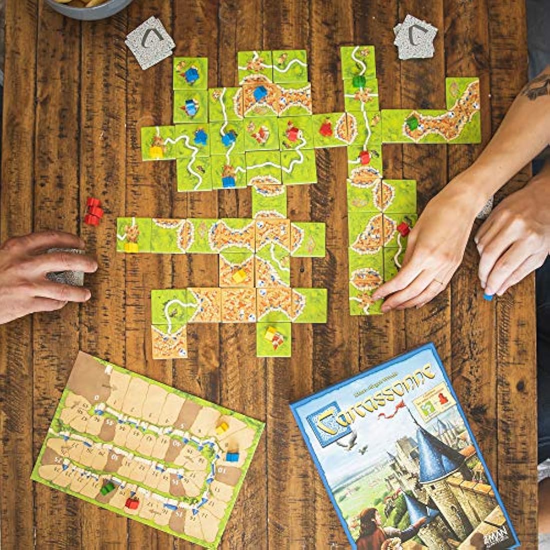 Carcassonne Strategy Board Game by Z-Man Games – Tile-Placement Game