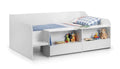Julian Bowen Stella Low Sleeper | Single Kids Bed with Storage - White
