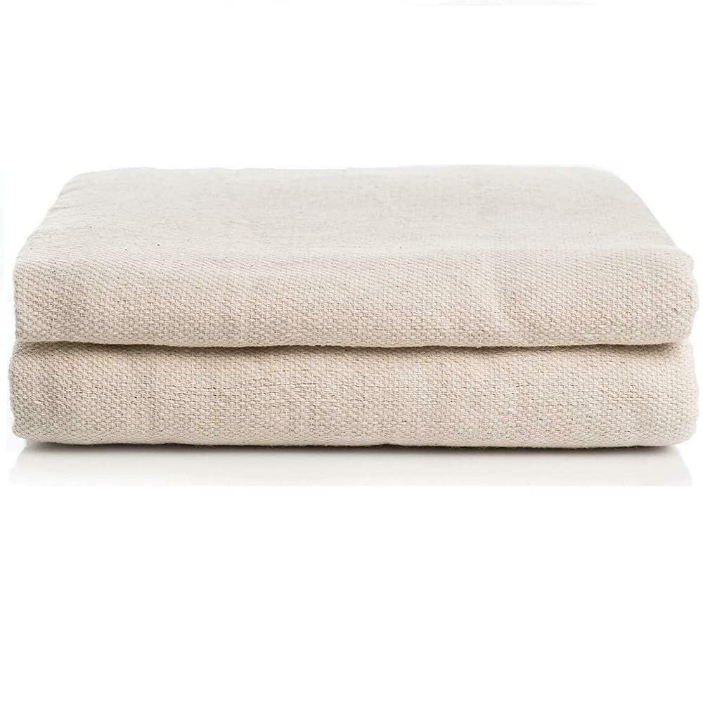 Jolof Store Heavy Duty Cotton Twill Dust Sheet - 12ft x 9ft Protection