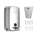 BEZADI 500ml Soap Dispenser | Wall Mounted Stainless Steel Liquid Pump