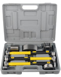 7Pc Panel Beating Kit – Auto Body Repair Hammer and Dolly Set
