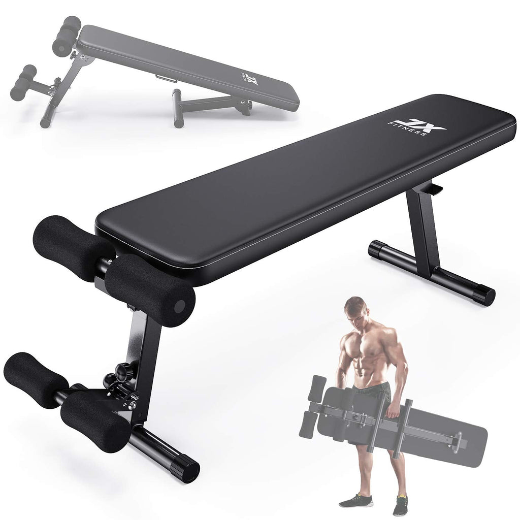 Jolof Store Foldable Weight Bench | Adjustable Flat & Sit Up Gym Bench