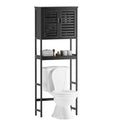 SMIBUY Bamboo Over-The-Toilet Storage Cabinet | 3-Tier Bathroom Organizer